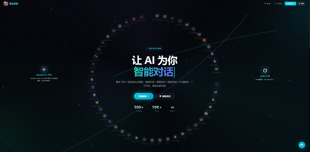 菁选灵创服务网络示意